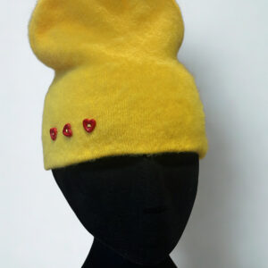 Unfinished Beauty Fuzzy Knit Beanie